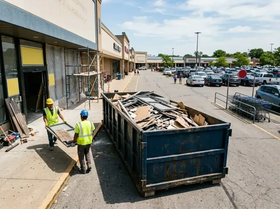 retail-store-renovation-debris-003 — frequently asked questions, Roll-off Dumpster Rentals in Muskegon, MI